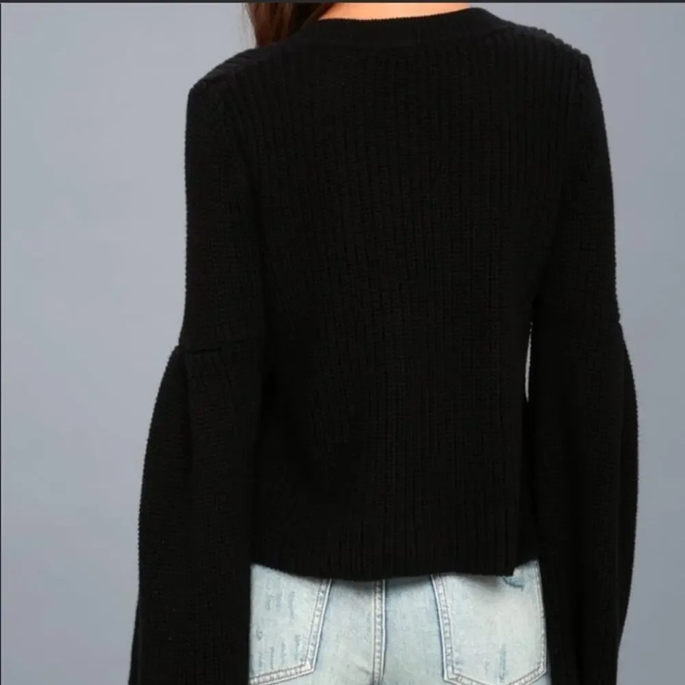 Free people damsel bell sleeve sweater